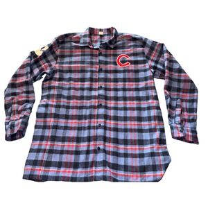 Chicago Cubs Promotion Flannel Shirt SGA April 5, 2025 Giveaway Size XL